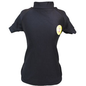 Camiseta UV Canelada Preta