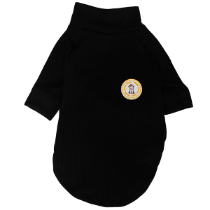 Camiseta Canelada Preta
