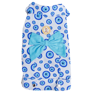Jaqueta Olho Grego Azul Fem