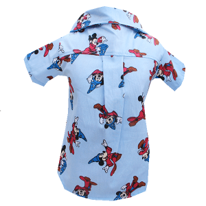 Camisa Mickey Fantasia Azul Claro