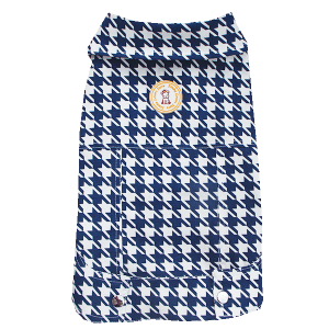 Jaqueta Pied Poule Marinho