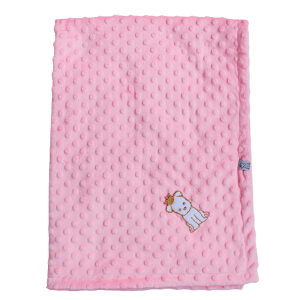Manta Bubble Rosa Bebê