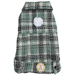Jaqueta Tweed Verde Bebê