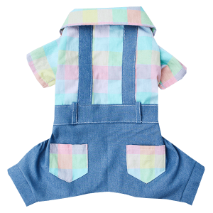 Shorts c/ Camisa Xadrez Color