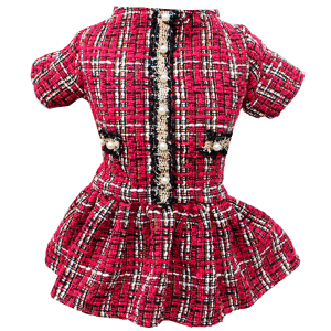 Vestido Tweed Pink