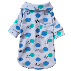 Pijama 2 Patas Ursinho Bolinha Azul