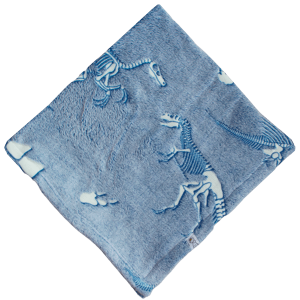 Manta Fleece Dino Brilha no Escuro