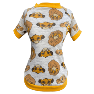 Camiseta Rei Leão Cinza