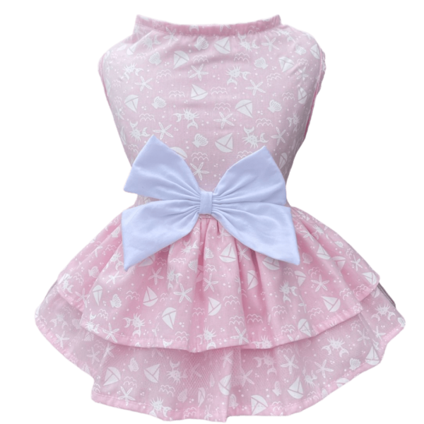 Vestido Barquinho Rosa - Imagem 1