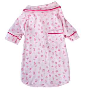 Pijama 2 Patas Fundo do Mar Rosa