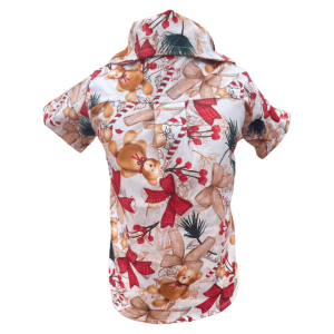 Camisa Ursinho Laço Vermelho