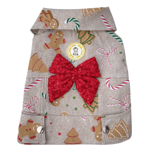 Jaqueta Cropped Gingerbread Natal