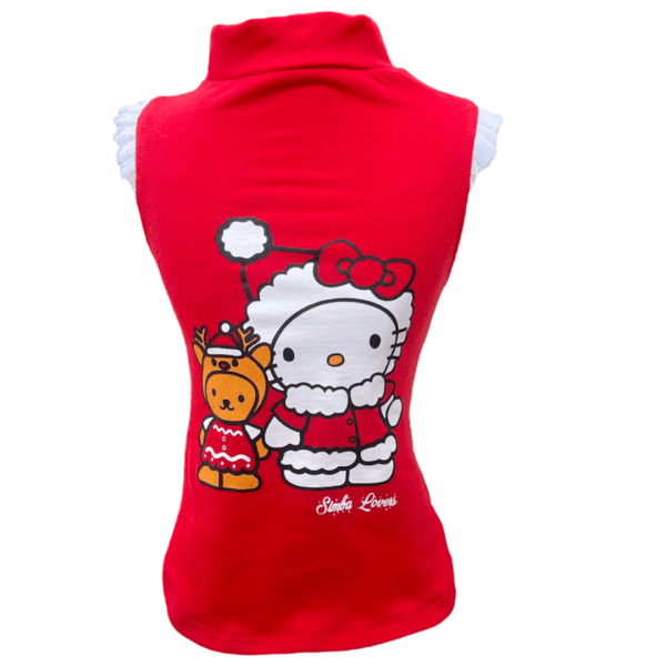 Regata Hello Kitty Natal Fem - Imagem 1