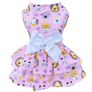 Vestido Bichinhos Rosa