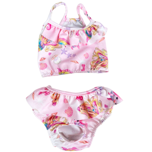 Biquini Barbie Sereia Rosa