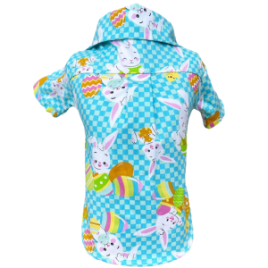 Camisa Coelho Quadriculado Azul