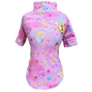 Camiseta Canelada Docinhos Rosa