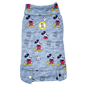 Jaqueta Moletom Mickey Cinza Masc