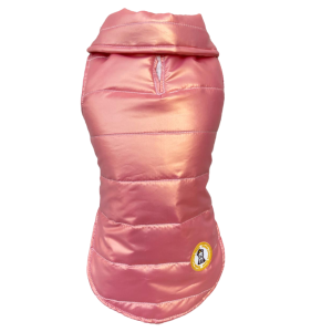 Colete Nylon Perolado Rosé