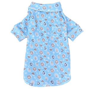 Pijama 2 Patas Bichinhos Bolha Azul