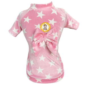 Camiseta Plush Estrela Rosa