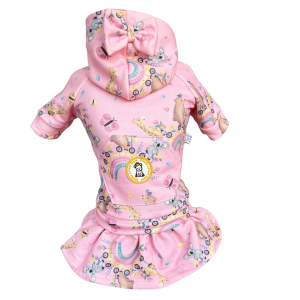 Conjunto Esporte Moletom Bichinhos Arco Irís