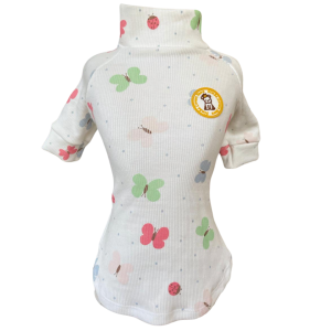 Camiseta Canelada Ribana Borboletas