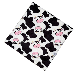 Manta Fleece Vaquinha Rosa
