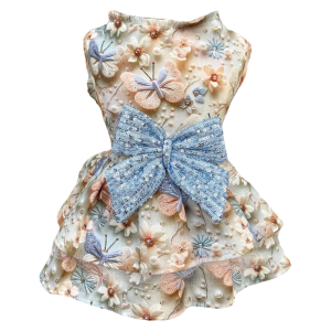 Vestido Borboletas com Flores