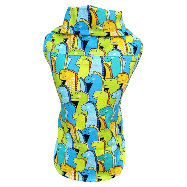 Camisa Regata Dino Verde e Azul Masc - Imagem 1