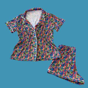 Pijama Adulto Stitch Natal Feminino