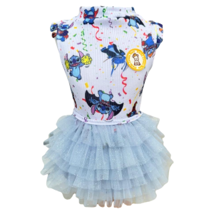 Regata Canelada com Tule Stitch Carnaval
