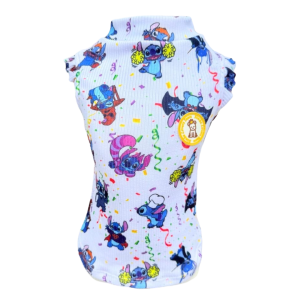 Regata Canelada Stitch Carnaval Fem