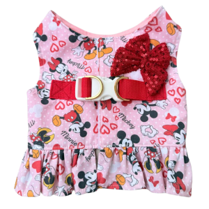 Peitoral Minnie Coração Rosa Fem