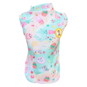 Regata Canelada Ribana Docinhos Tiffany Fem