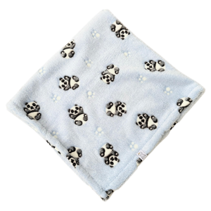 Manta Fleece Panda Azul Brilha no Escuro