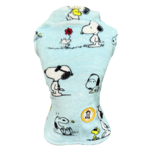 Colete Fleece Snoopy Azul Bebê