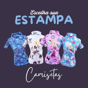 Camiseta Suplex Escolha a Estampa