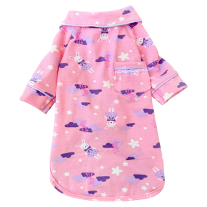 Pijama 2 Patas Coelhinho Rosa Brilha no Escuro