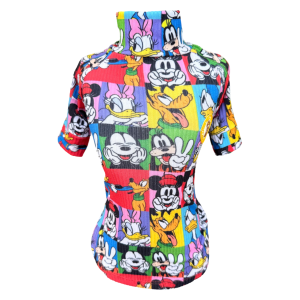 Camiseta Canelada Turma Mickey Quadrado - Imagem 1