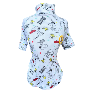 Camiseta Canelada Snoopy e Woodstock
