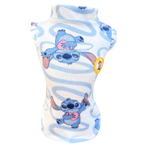 Regata Stitch Coração Fem