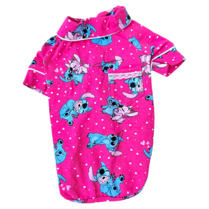 Pijama 2 Patas Stitch Pink