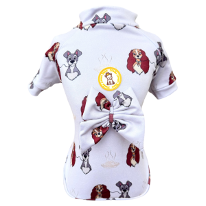 Camiseta Suplex Hello Kitty Dama e Vagabundo