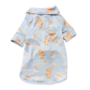 Pijama 2 Patas Raposa Azul Florzinha