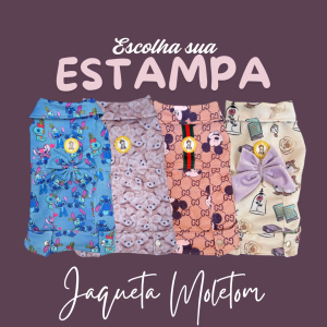 Jaqueta Moletom Escolha a Estampa