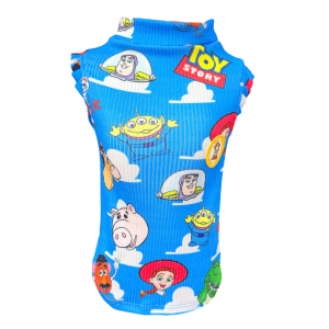 Regata Canelada Toy Story Azul Fem