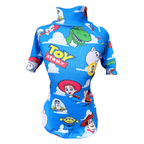 Camiseta Canelada Toy Story Azul - Imagem 1