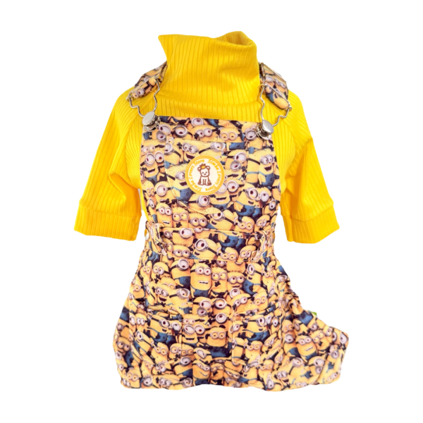 Jardineira Moletom Minions Masc (SEM CAMISETA) - Imagem 1