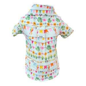Camisa Xadrez Azul Bebê São João